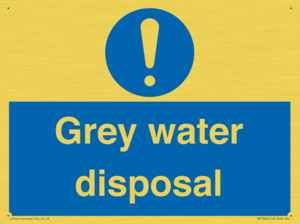 Grey water disposal